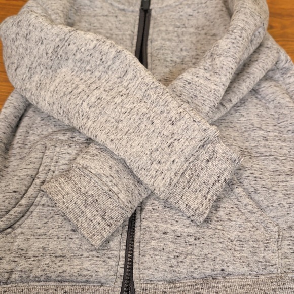 Boys Hollywood By Jean People Heather Gray Hoodie Sherpa Lined Sz small 8 - Picture 5 of 10